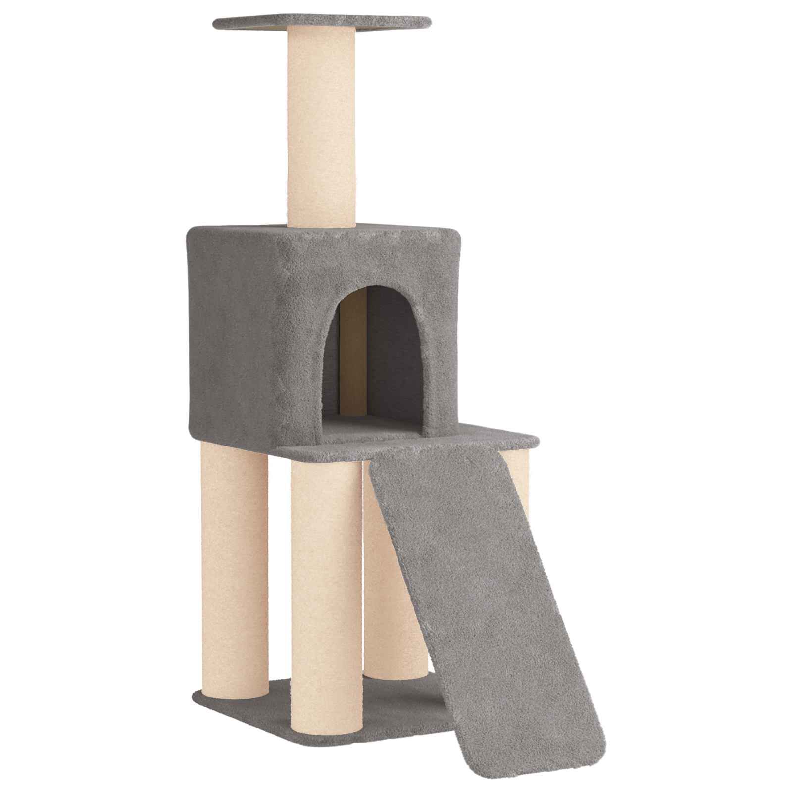 vidaXL &Aacute;rbol para gatos con postes de sisal &Aacute;rbol rascador Torre Gatos, , large Imagen numero 1