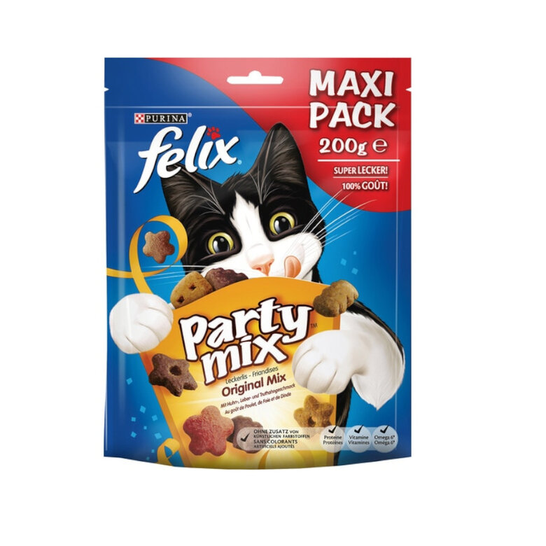 Snacks Felix Party Mix Original Mix para gatos Tiendanimal