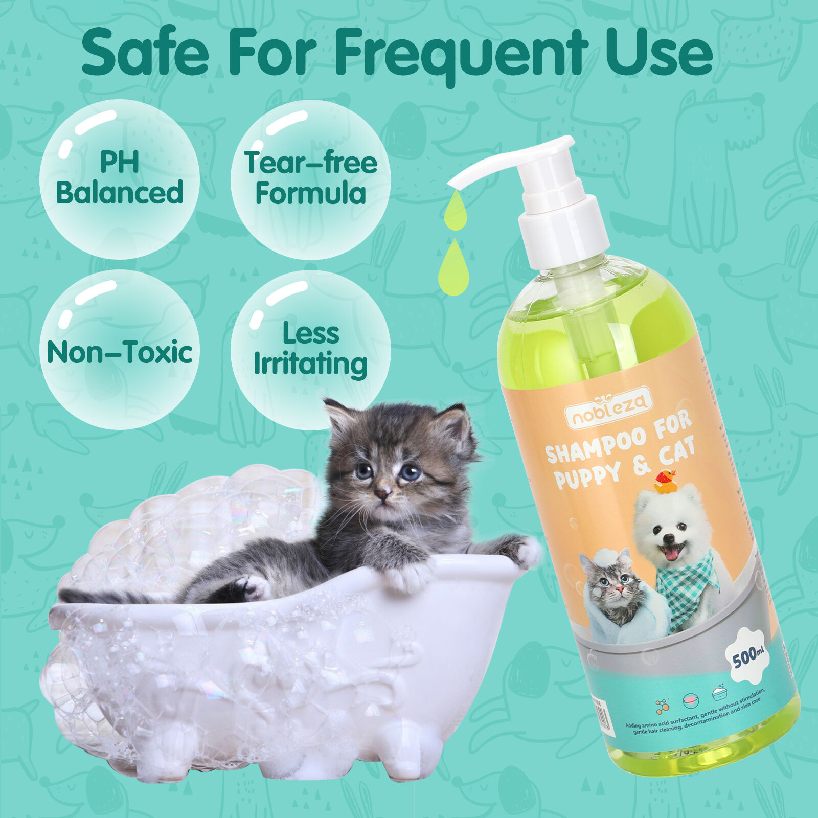 Nobleza Champú de Agua Suave para perros y gatos thumbnail