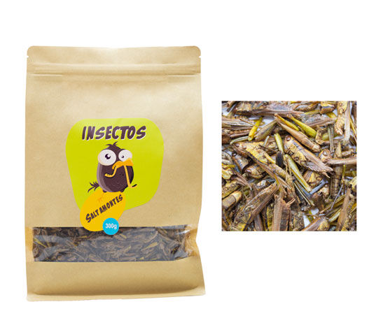 Saltamontes Secos Deshidratados para Aves 50g- Alimento Complementario &ndash; Prote&iacute;nas para Peces de Estanque, Reptiles, Tortugas y Aves, , large Imagen numero 1