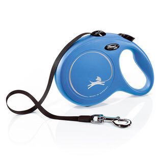 Flexi Classic Cinta Correa Azul Extensible para perros