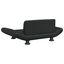 vidaXL Cama para perros de cuero sintético negra 70x45x28 cm, , large indicador imagen numero 4