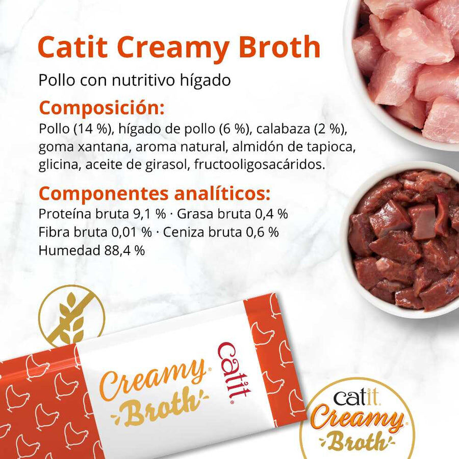 Catit Creamy Broth Pollo, , large Imagen numero 2