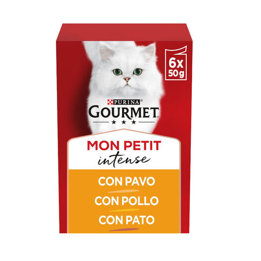 Gourmet Mon Petit Selección Aves en salsa sobre para gatos, , large image number null