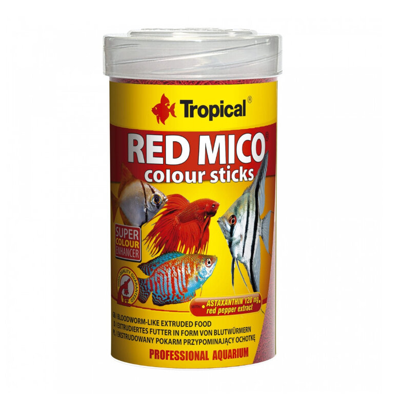 Tropical Red Mico Colour Stick alimento para peces, , large image number null