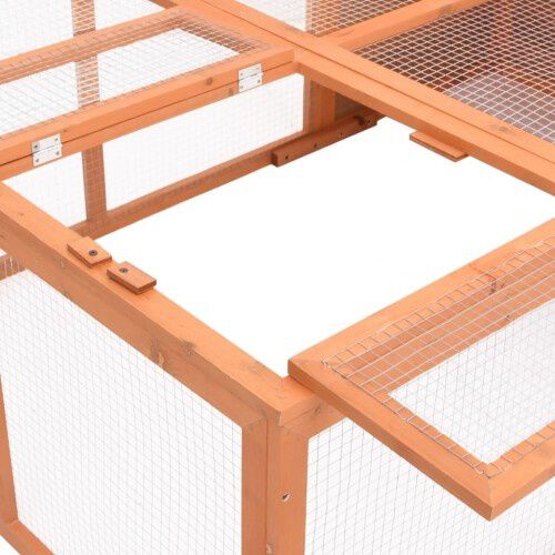 Vidaxl jaula de madera para animales pequeños thumbnail