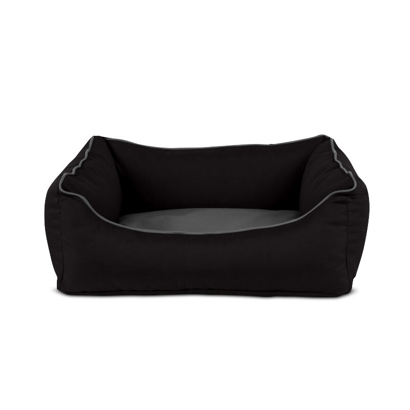 Gauty Cama para Perros y Gatos  Tela Impermeable - Negro y gris, , large Imagen numero 1
