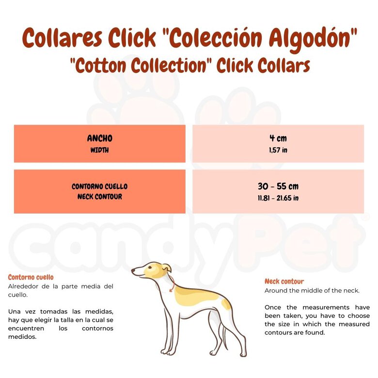 candyPet® Collar Click para Perros - Modelo Leopardo, , large image number null