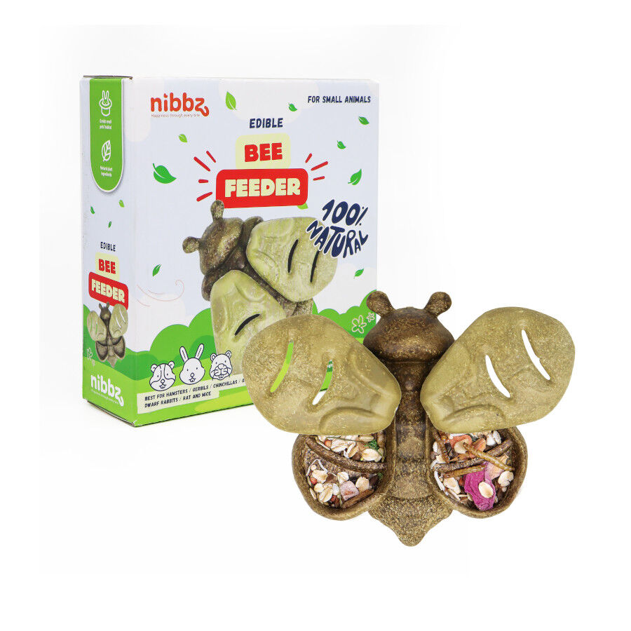 Nibbz Comedero de Abeja Comestible complemento alimenticio para roedores