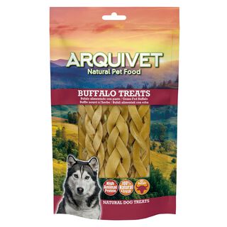 Arquivet Trenzado de Piel de Búfalo Snack para perros