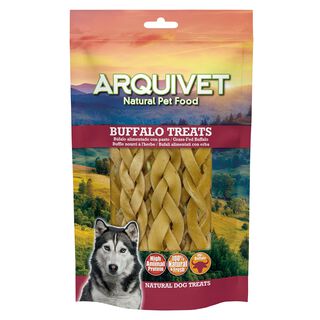 Arquivet Trenzado de Piel de Búfalo Snack para perros