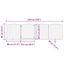 vidaXL Puerta para perros plegable 4 paneles álamo marrón roble 320 cm, , large indicador imagen numero 10