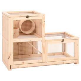 VidaXL Jaula de Madera para hámsteres