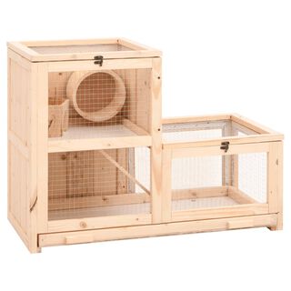 VidaXL Jaula de Madera para hámsteres