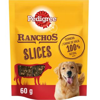 Pedigree  Ranchos Slices Premios Sabor Ternera para Perros