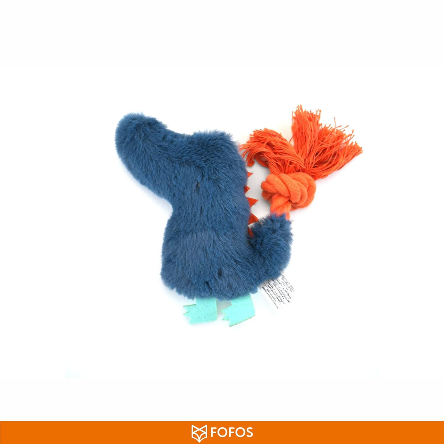 FOFOS | Peluche Cocodrilo con Sonido y Cola de Cuerda - Para Cachorros/Perros de Raza Peque&ntilde;a, , large Imagen numero 4