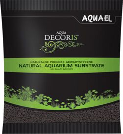 Aquael Aqua Decoris Sustrato Natural Cuarzo negro para acuarios