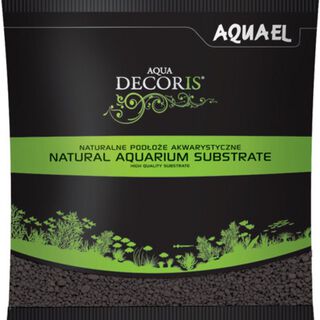 Aquael Aqua Decoris Sustrato Natural Cuarzo negro para acuarios