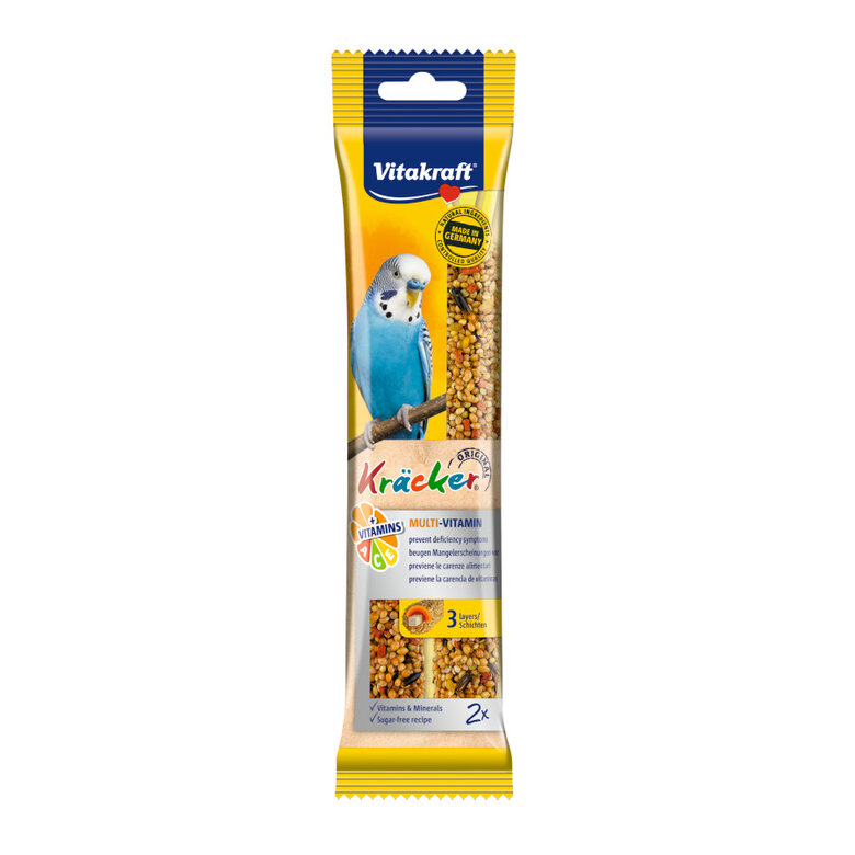 Vitakraft Kräcker Multivitaminas Barritas para periquitos, , large image number null