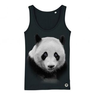 Camiseta de Tirantes Panda color Negro