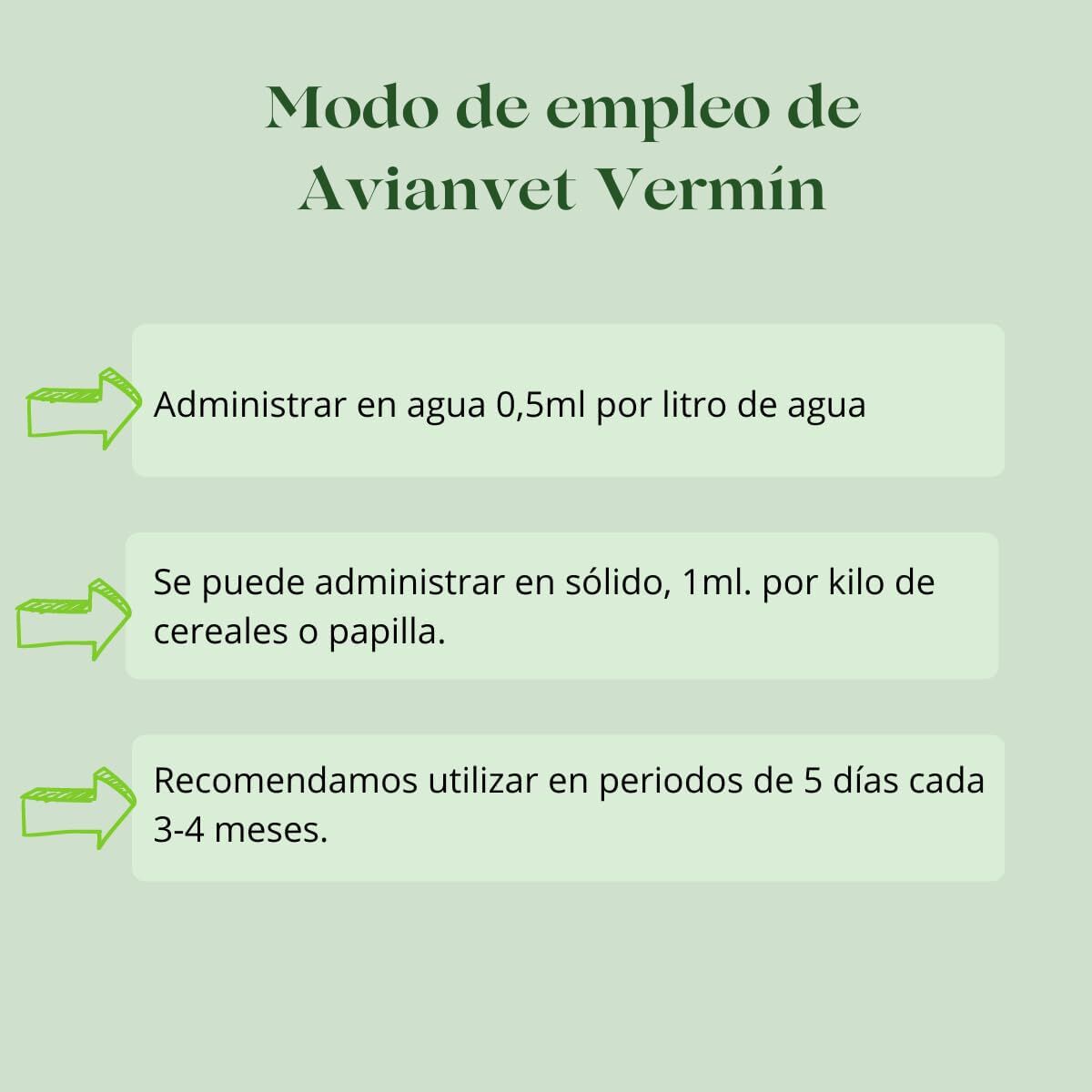 Avianvet Vermin Suplemento líquido para aves thumbnail