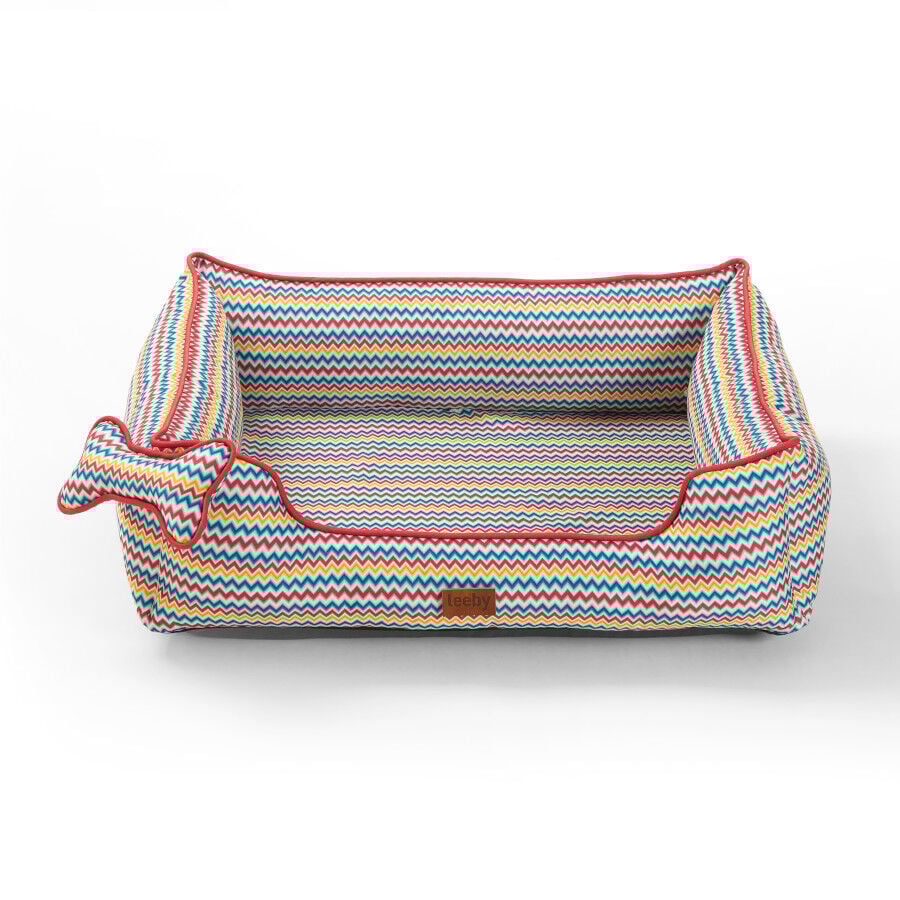 Leeby cama viscoel&aacute;stica colorida para perros, , large Imagen numero 1