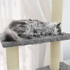 Vidaxl rascador con casa 5 plantas gris claro para gatos, , large image number null