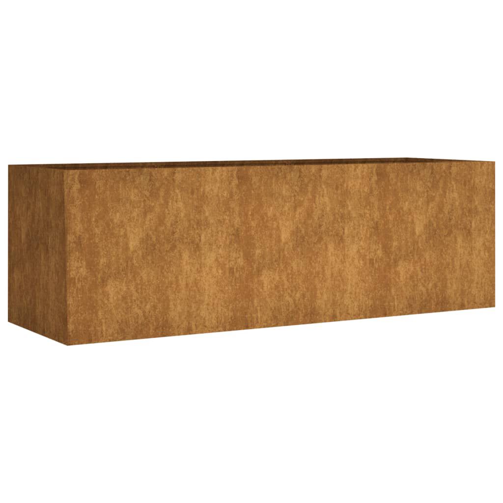 vidaXL Jardinera acero corten 120x40x40 cm, , large Imagen numero 1