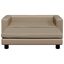 vidaXL Cama de perros extensión cuero sintético capuchino 100x50x30 cm, , large indicador imagen numero 2