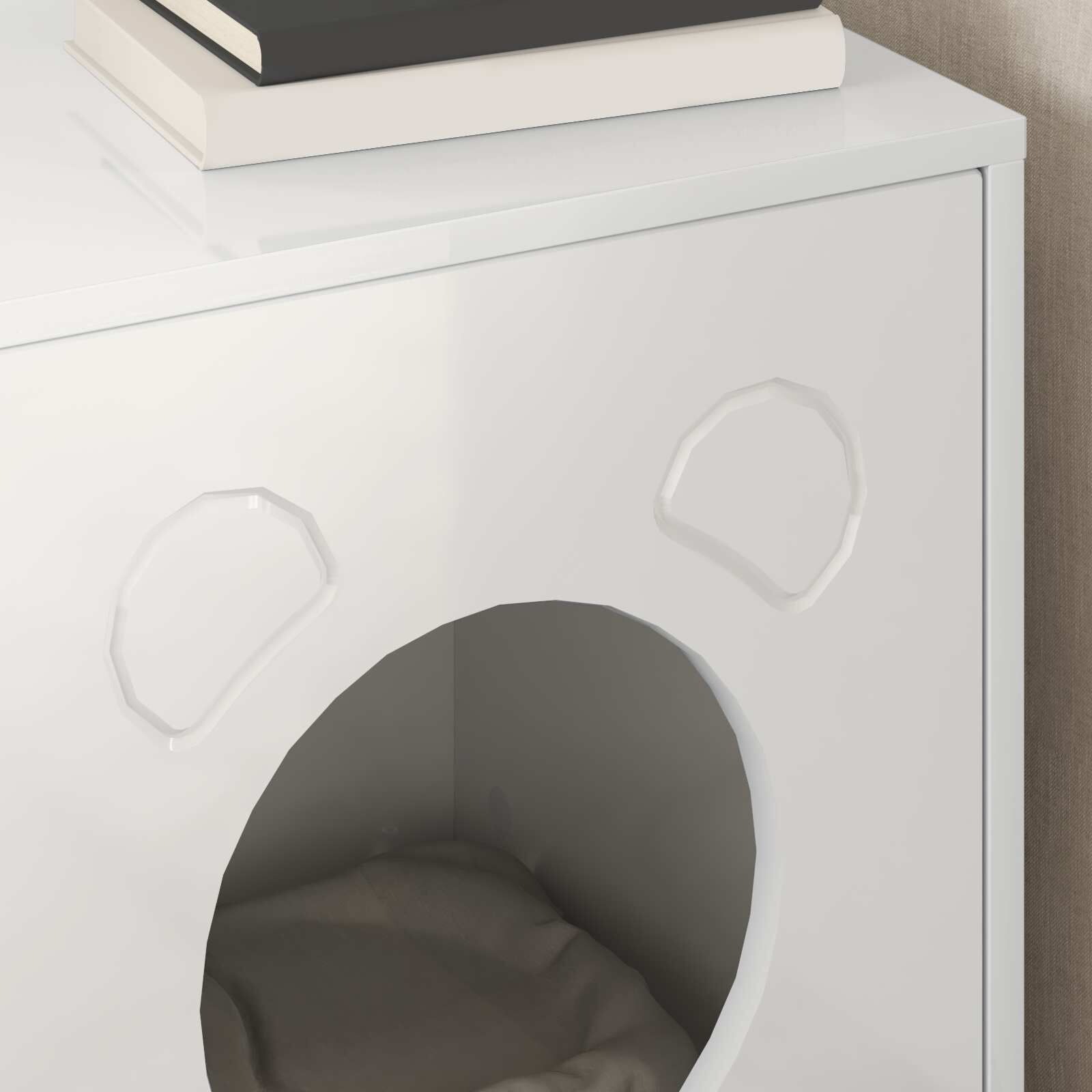 vidaXL Casa para Gatos Brillante 42,5 x 40 x 52,5 cm, , large Imagen numero 5