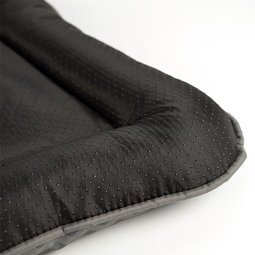 Colchoneta para gatos y perros Impermeable "Oxford", estampado zigzag, tela impermeable 100%, base antideslizante, color gris, 70 x 47 cm, , large Imagen numero 4
