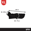 Gotoo Chaqueta Impermeable Negro para galgos, , large indicador imagen numero 4
