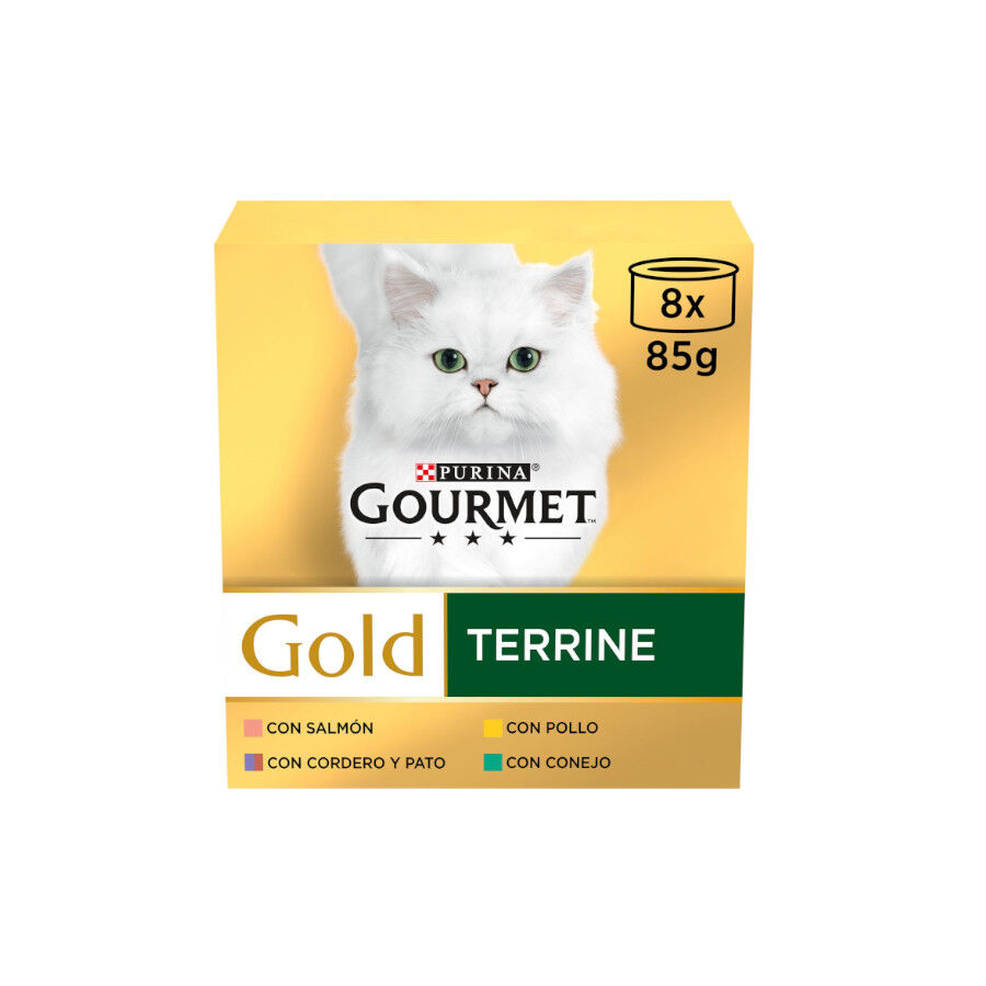 Gourmet Gold Terrine de Carnes lata para gatos thumbnail