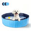 Nobleza Piscina Plegable para Perros 80x20 cm &ndash; Ba&ntilde;era Antideslizante con Paneles de PP R&iacute;gido &ndash; Ideal para Mascotas Peque&ntilde;as &ndash; Azul, , large indicador imagen numero 1