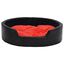 Vidaxl sof&aacute; acolchado ovalado con coj&iacute;n negro y naranja para perros, , large indicador imagen numero 5