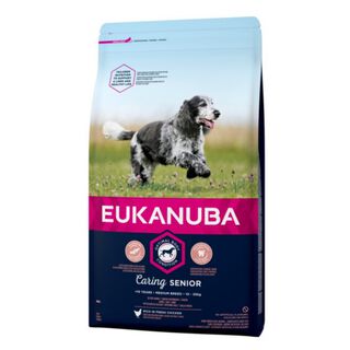 Eukanuba Senior Medium Pollo pienso para perros