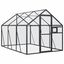 vidaXL Pajarera de aluminio gris antracita 179x100x185 m, , large indicador imagen numero 13