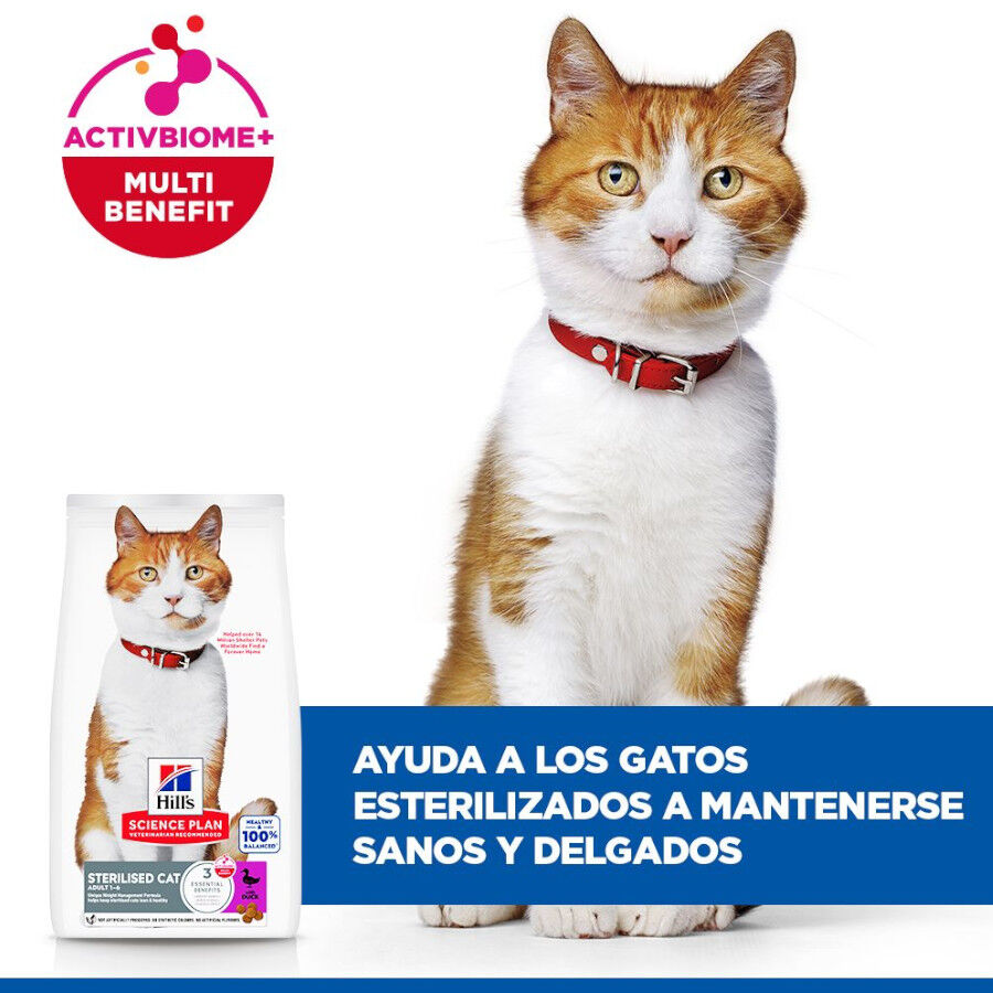 3 kg Hill's Science Plan Sterilised Young Adult Pato pienso para gatos, , large Imagen numero 4