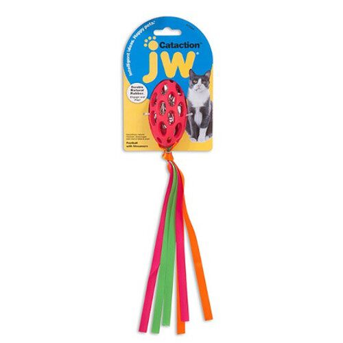 JW Cat pelota con cintas colgantes para gatos Imagen numero 1