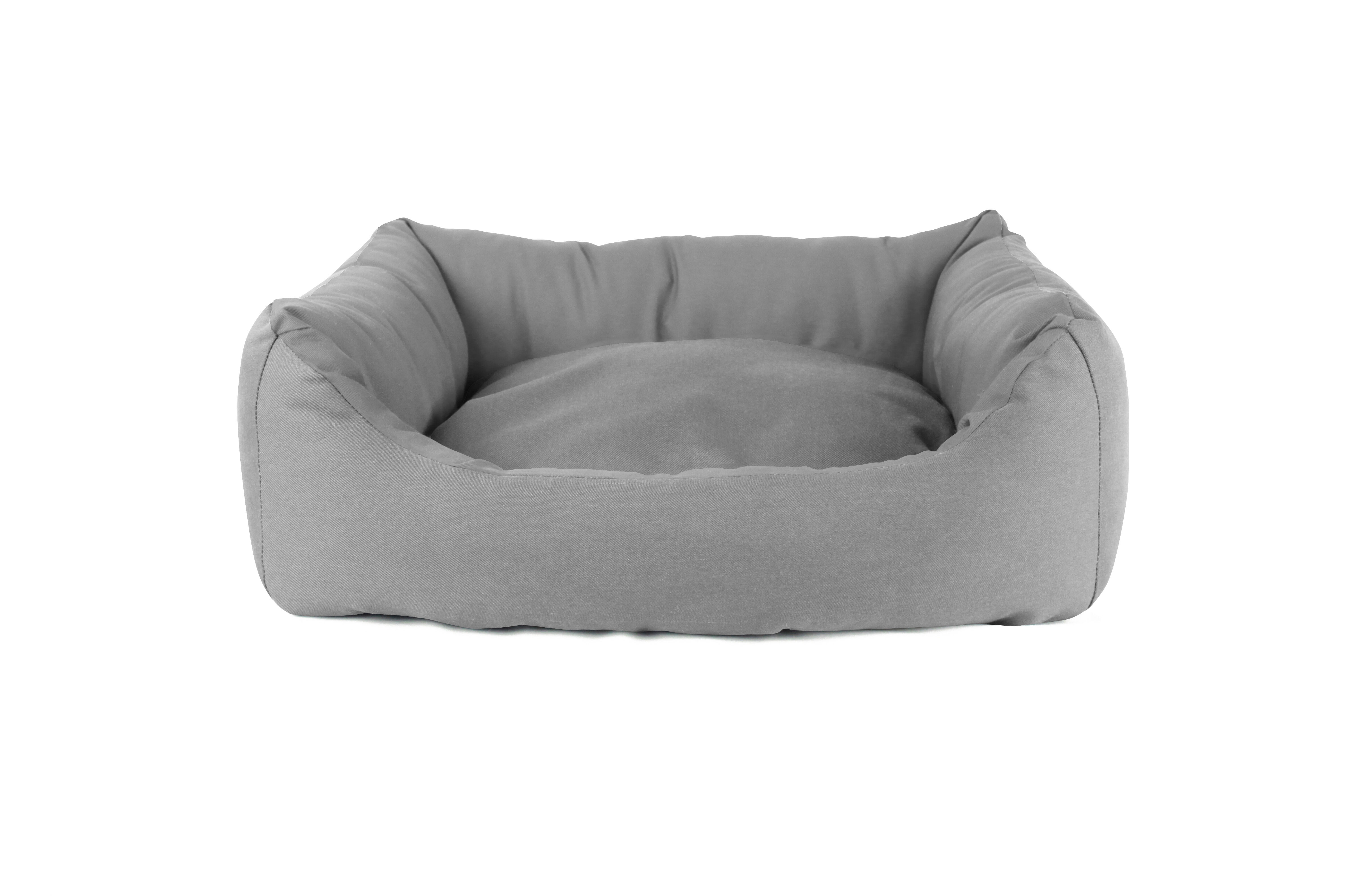 Gauty Cama Rectangular para Perros y Gatos  Tela de sarga - Gris, , large Imagen numero 1