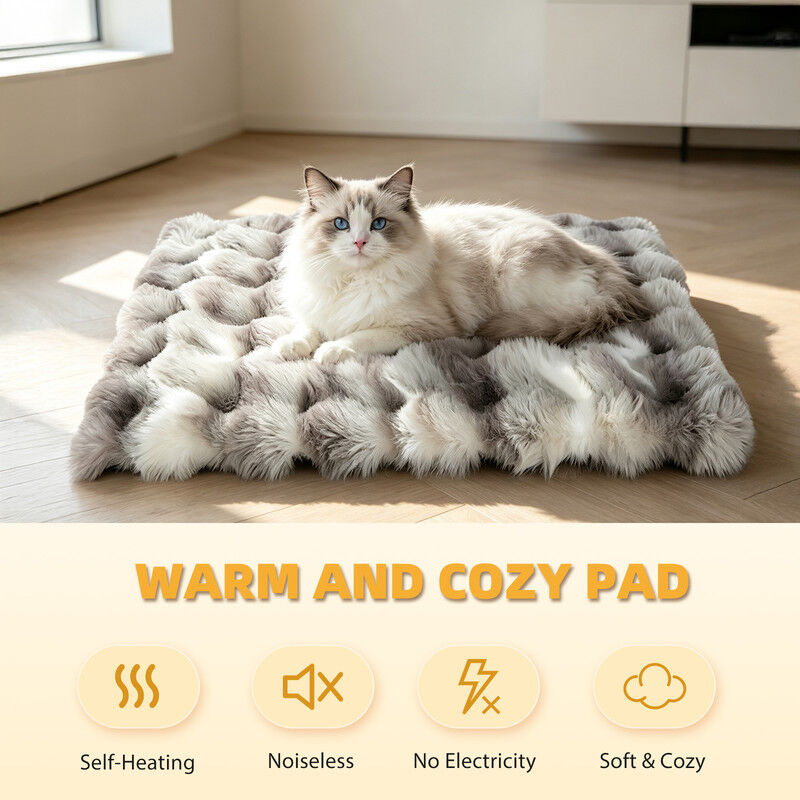 Nobleza Manta Autocalentable para Gatos y Perros Peque&ntilde;os (70 x 50 cm) - Manta T&eacute;rmica Sin Electricidad ni Bater&iacute;as, Cama Lavable y Suave con Capa Reflectante para Mascotas, , large Imagen numero 3