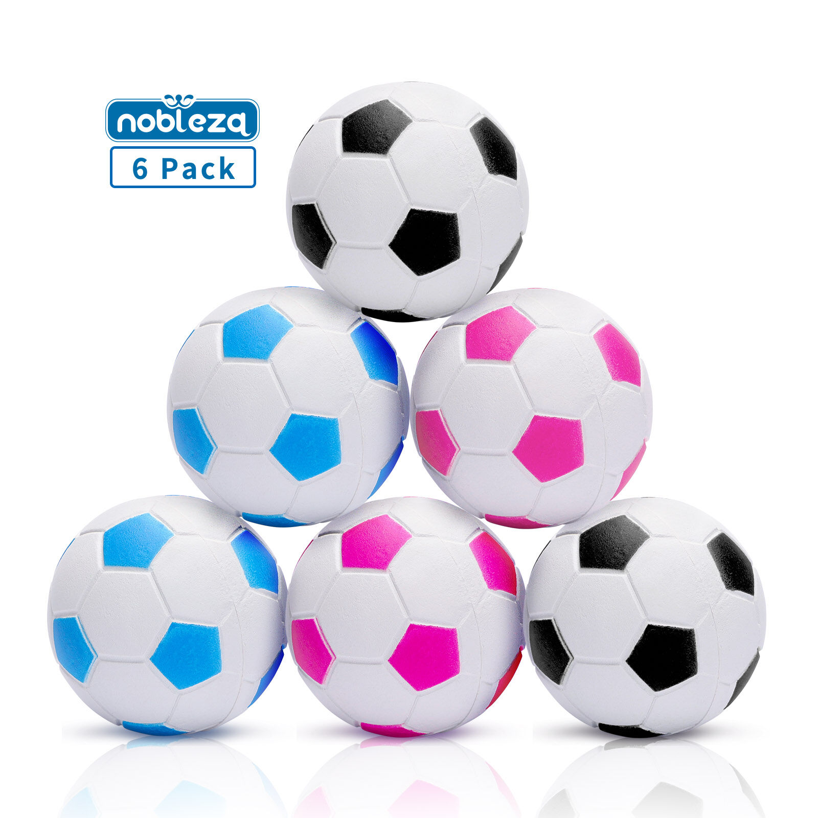 Nobleza Pelota Perro, 6 unidads Pelota Juguete Perro Interactivo, Resistente Pelota de Caucho Natural para Perros, Bola Interactivo Perros para Perros Peque&ntilde;os Medianos y Perros Grandes 7.2cm, , large Imagen numero 1