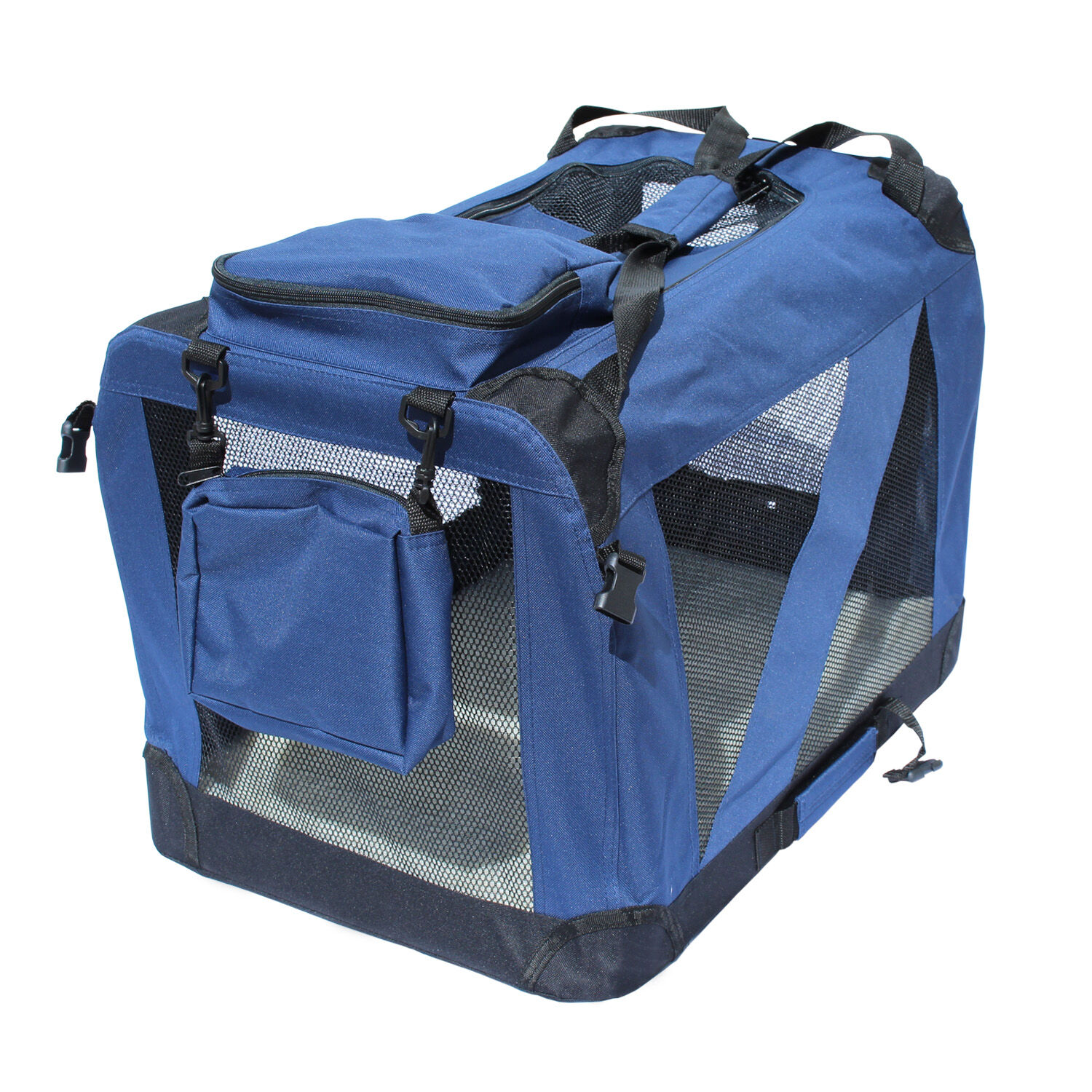 Transportin para perros plegable Yatek de entradas laterales y superiores con alta visibilidad, confort y seguridad para tu mascota, talla XXL (91,4 x 63,5 x 63,5 cm), , large Imagen numero 10