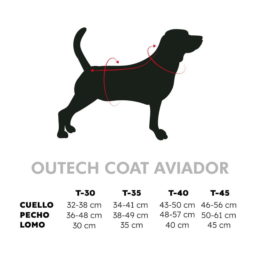 Outech Abrigo Estilo Aviador Rosa y Azul para perros, , large Imagen numero 5
