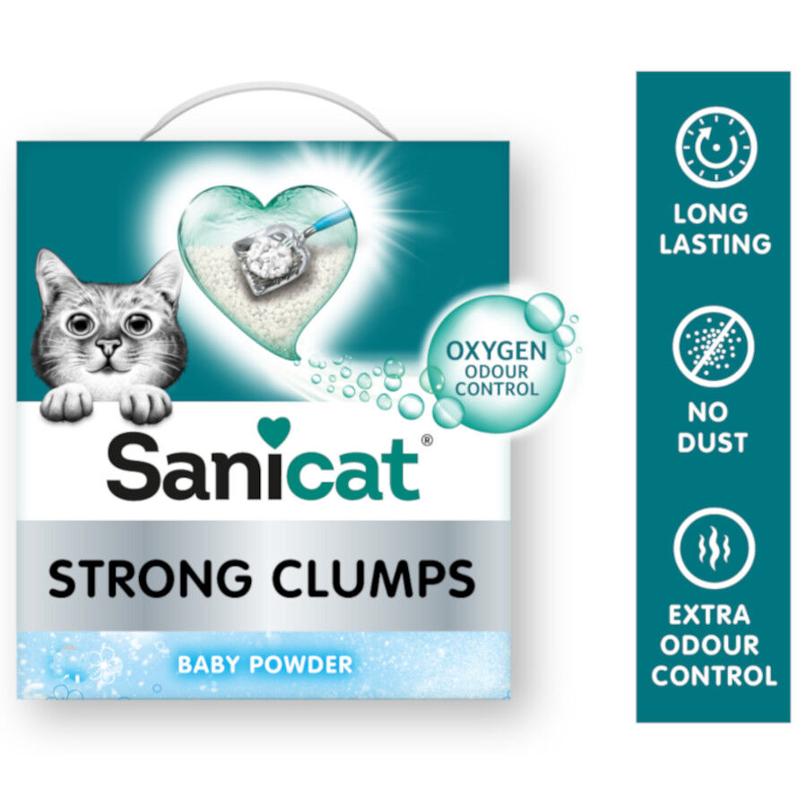 Sanicat Strong Clumps Arena Aglomerante perfumada para gatos thumbnail