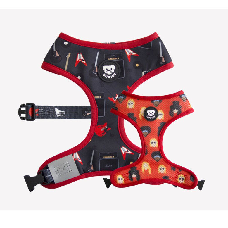 Dukier Arn&eacute;s Reversible Estampado Rockero para perros, , large Imagen numero 1