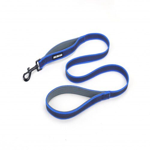 APEX DOG GEAR correa de nylon con doble asa azul para perros, , large Imagen numero 1