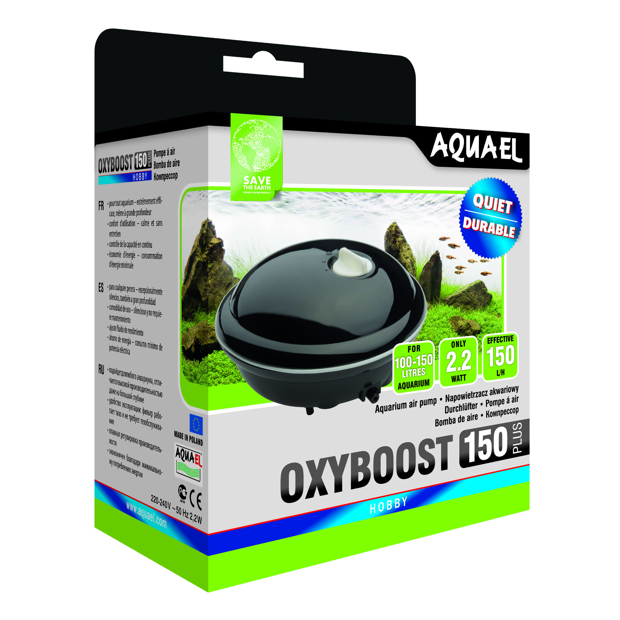 AQUAEL COMPRESOR OXYBOOST APR (300 PLUS 2 SALIDAS), , large Imagen numero 11
