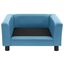 Vidaxl sof&aacute; rectangular turquesa para perros, , large indicador imagen numero 4