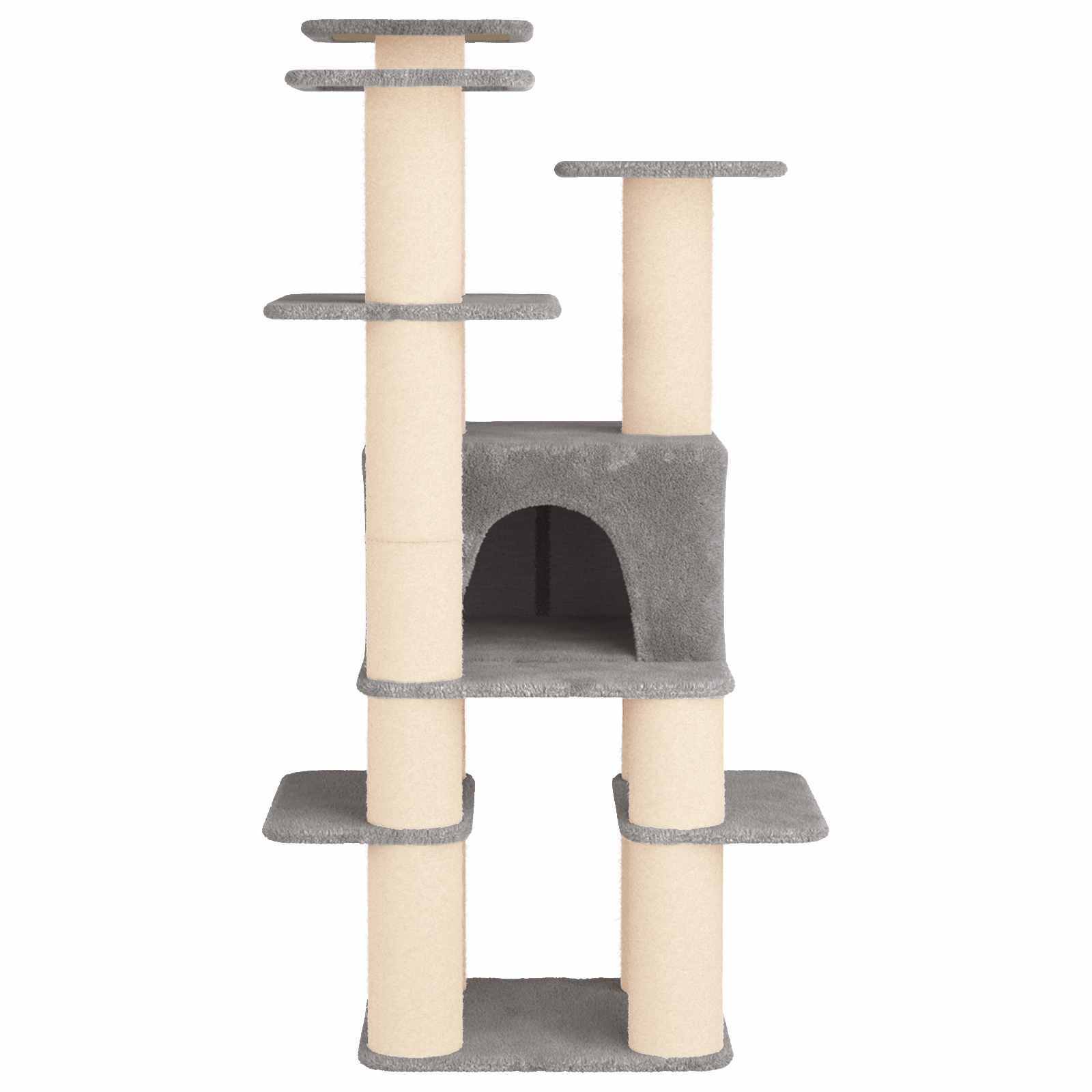 vidaXL &Aacute;rbol para gatos con postes de sisal Muebles Gatos &Aacute;rbol Interior, , large Imagen numero 5